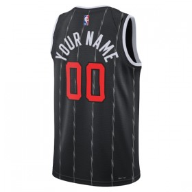 Dres Toronto Raptors Prilagođeni Nike 2025-26 City Edition Crno Swingman